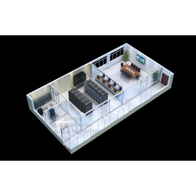 西宁市数据中心机房可视化效果图制作_多年经验值得信赖