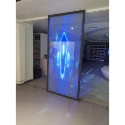 全息膜/全息投影膜3D广告展览器材/玻璃橱窗投影膜直供