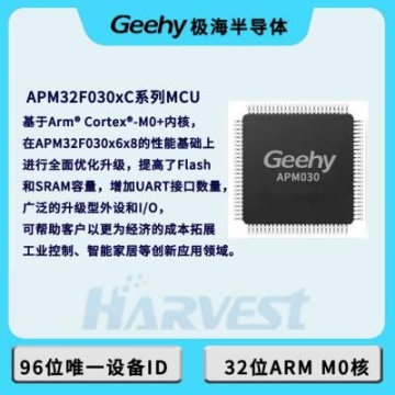 极海MCU工业级APM32F030K6T6软硬件兼容ST测距仪方案一级代理