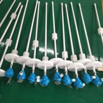 供应广东英德纺织用浮球液位计FT-1400304外衬PP