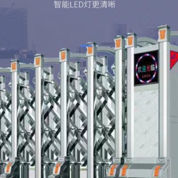 蓝腾 可手机控制电动平移伸缩门 工厂防盗平开门高度要求