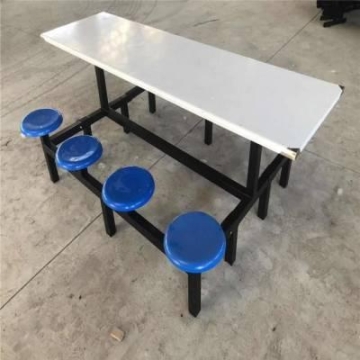 云南工厂餐桌4-6人不锈钢餐桌椅/正冠家具